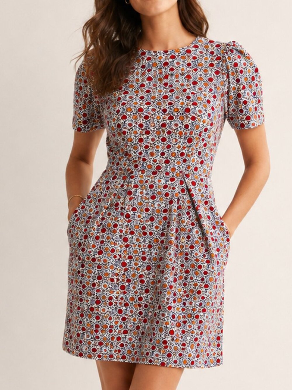 Boden Enchanting Bloom Zoe Jersey Dress